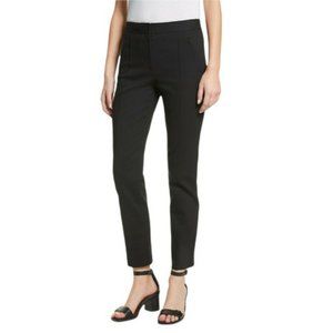 NWT TORY BURCH Vanner Slim Leg Ankle Pants Sz 14 Black